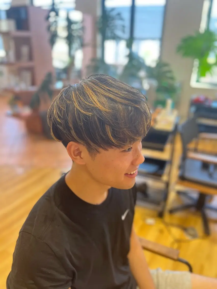 カラー メンズ カット ヘアカラー 瀬野凌介/メンズ カット/パーマのヘアスタイル