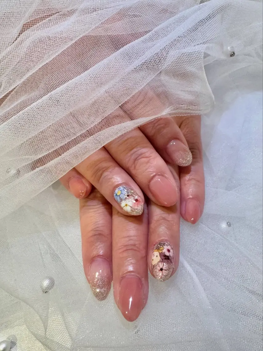 ネイル 長さ出し GEMINI kotonaのネイルデザイン