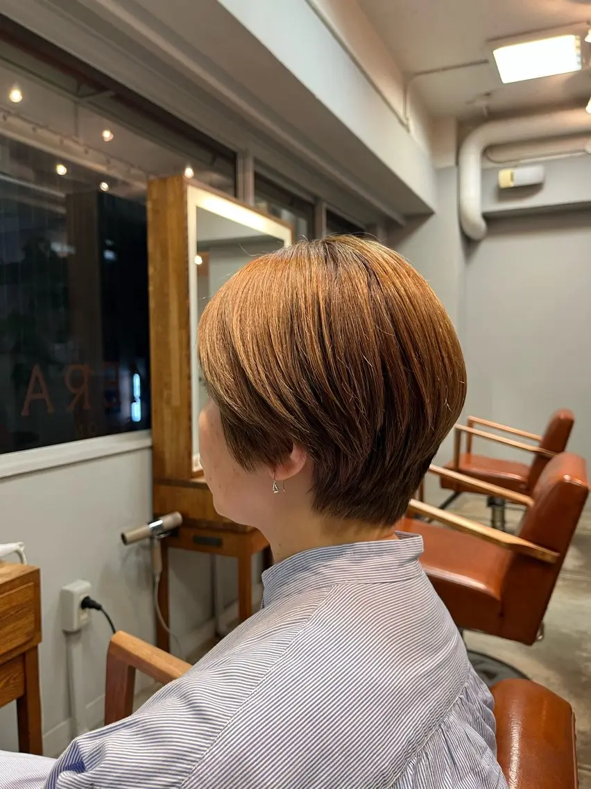 ショート ショートボブ ボブ ショートヘア 井手 咲乃のヘアスタイル