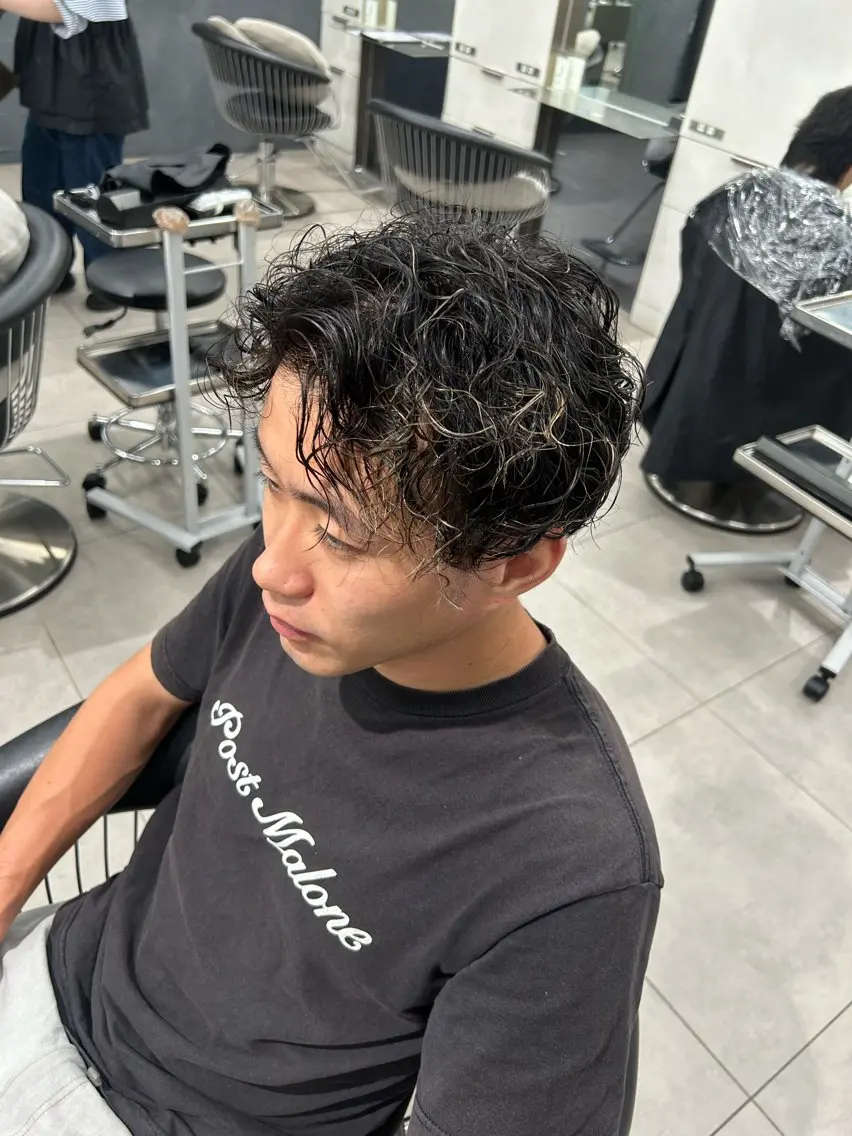 パーマ 【メンズ垢抜け 🔥】谷口修平のヘアスタイル
