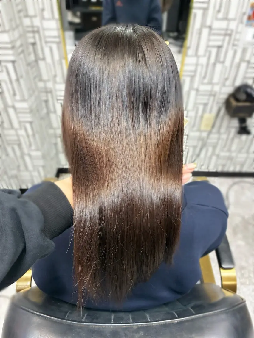ロング トリートメント 北村 理奈のヘアスタイル