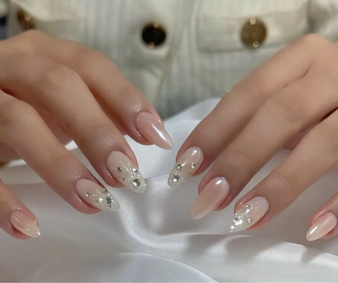 ネイル キラキラネイル マグネットネイル ぷっくりネイル 春ネイル ワンホンネイル ハンドネイル Candy Nailのネイルデザイン