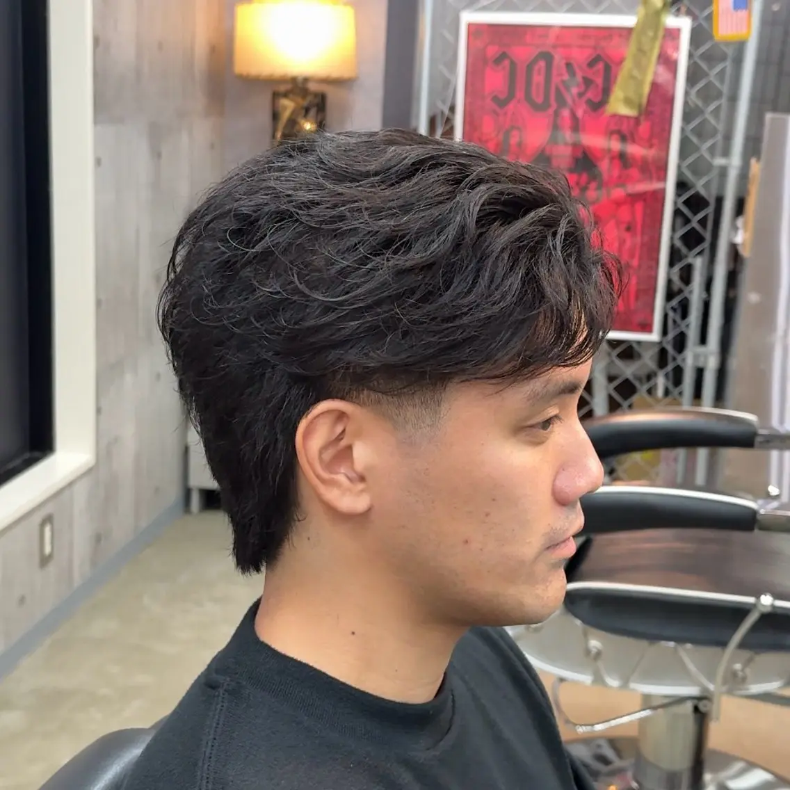 ショート パーマ ヘアアレンジ メンズ MENIN メンズ サロン 望月 涼太のヘアスタイル