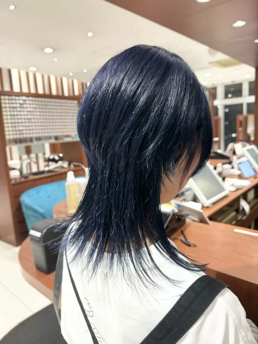 カラー ブリーチ AMITYメンズ特化 ASUMIのヘアスタイル