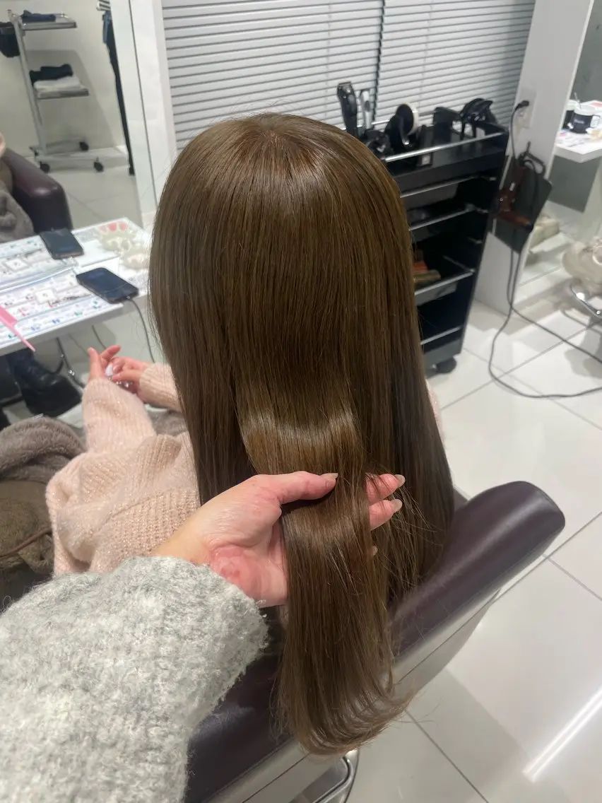 ブリーチなし ダブルカラー+クイックトリートメントの写真