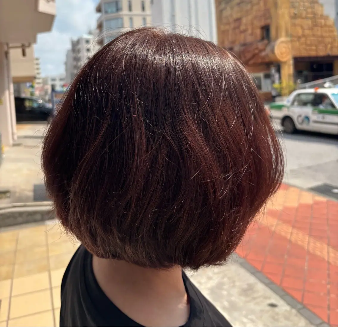 ショート カラー ピンクカラー トリートメント ヘアカラー トリートメント Helena ゆりあのマツエク・マツパデザイン