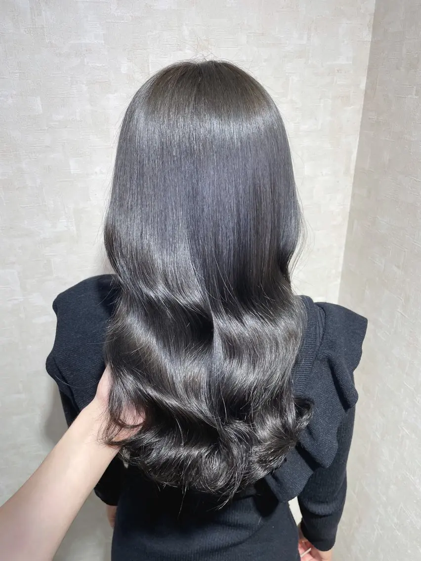 ロング 髪質改善&白髪ぼかし スタイリスト近藤宏樹のヘアスタイル