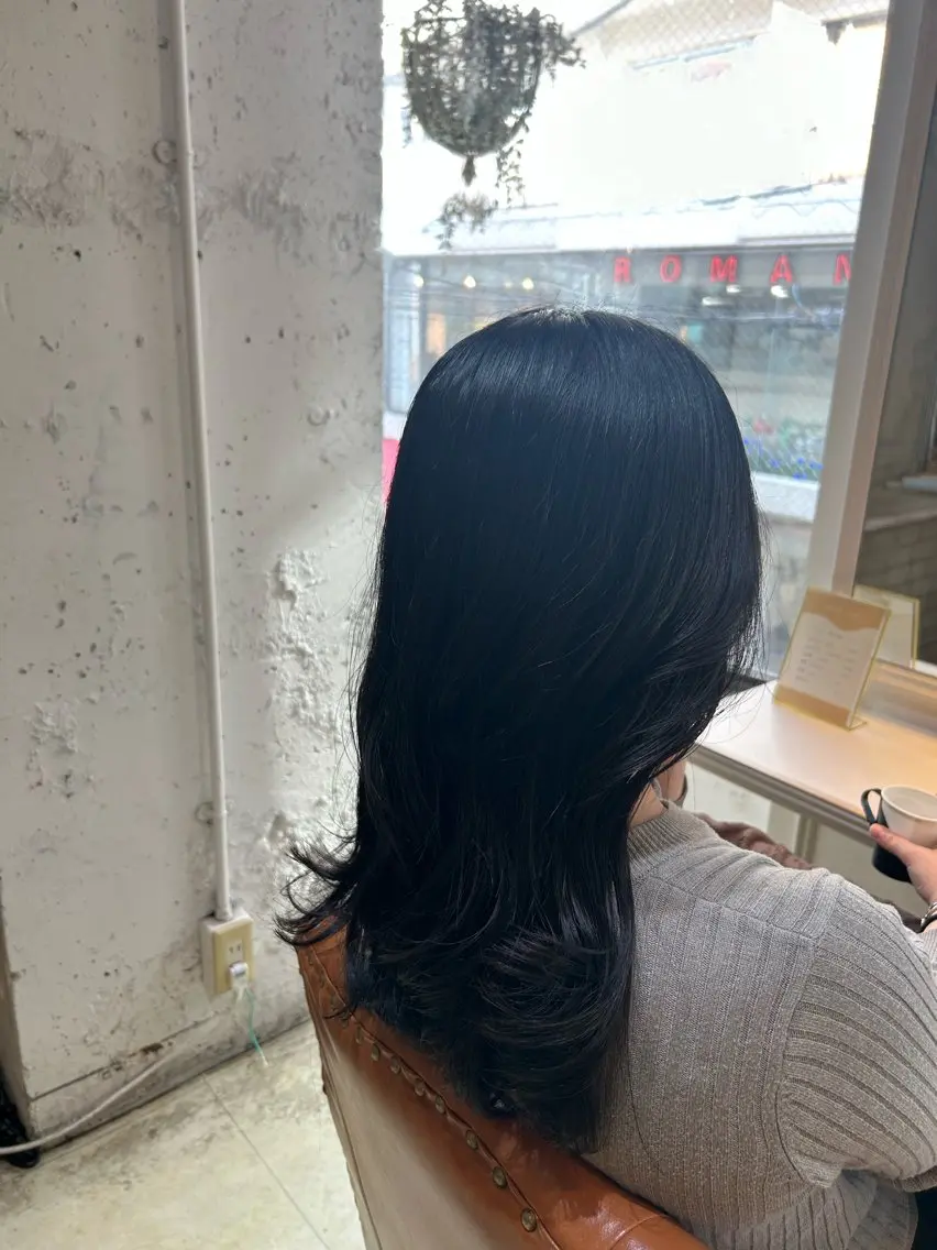 ミディアム カット ヘアカラー トリートメント 山本美月♥️艶カラー 🦄暖色カラー♥️のヘアスタイル