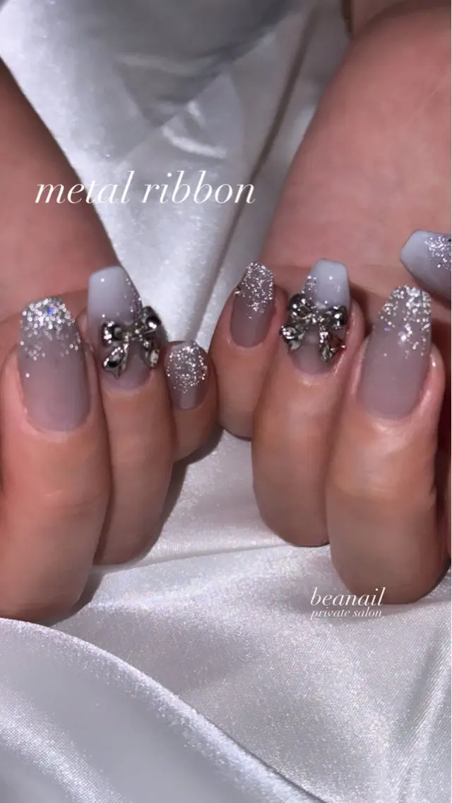 ネイル リボン bea nailのネイルデザイン