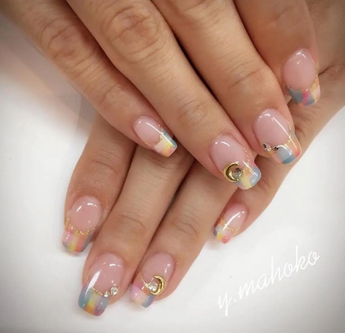 ネイル パラジェル有/ 長さだし/mahoのネイルデザイン