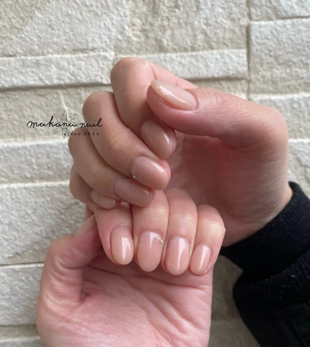 ネイル ワンカラーネイル mahana nailのネイルデザイン