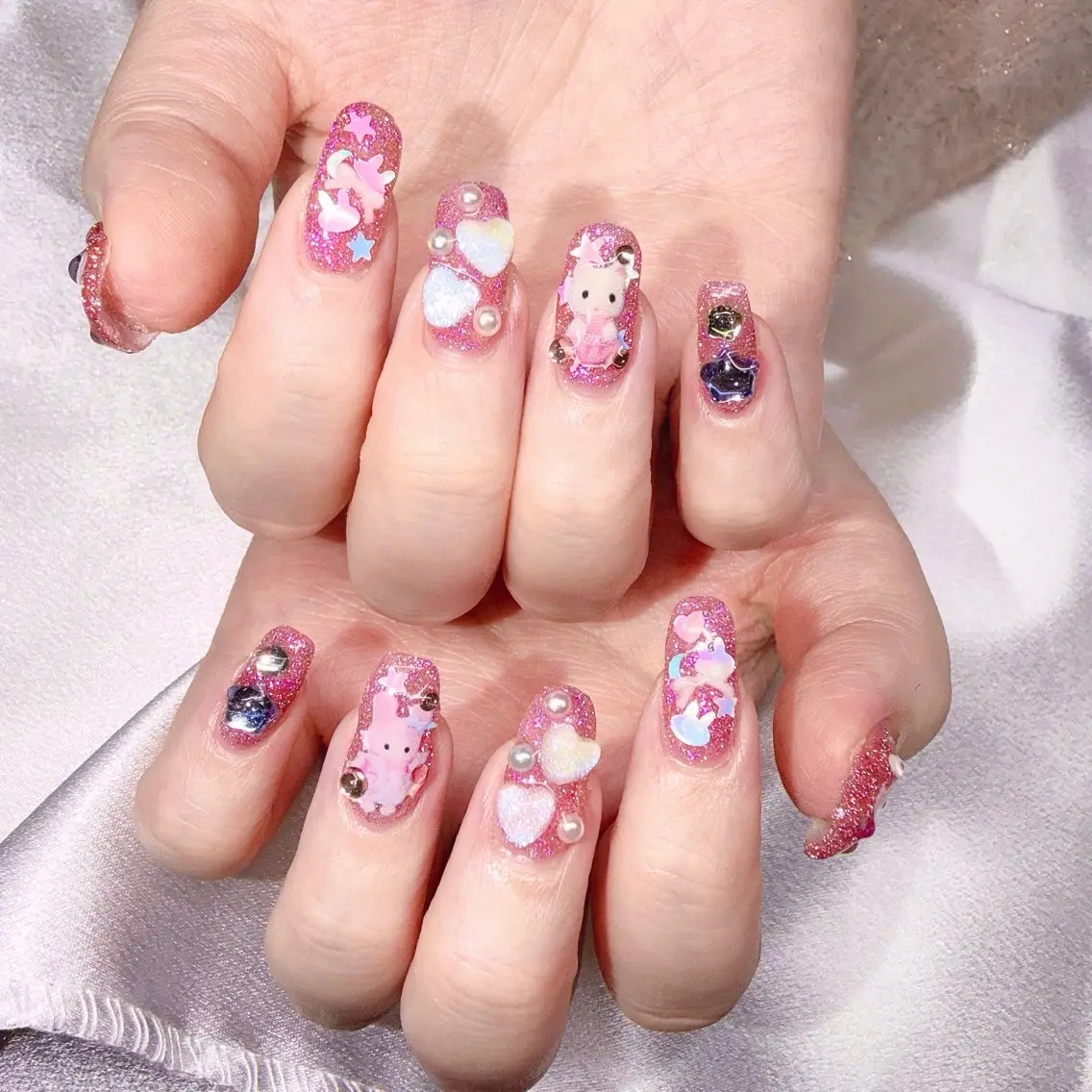 ネイル ハンドネイル MignonReve ♡EIMI🌈のネイルデザイン