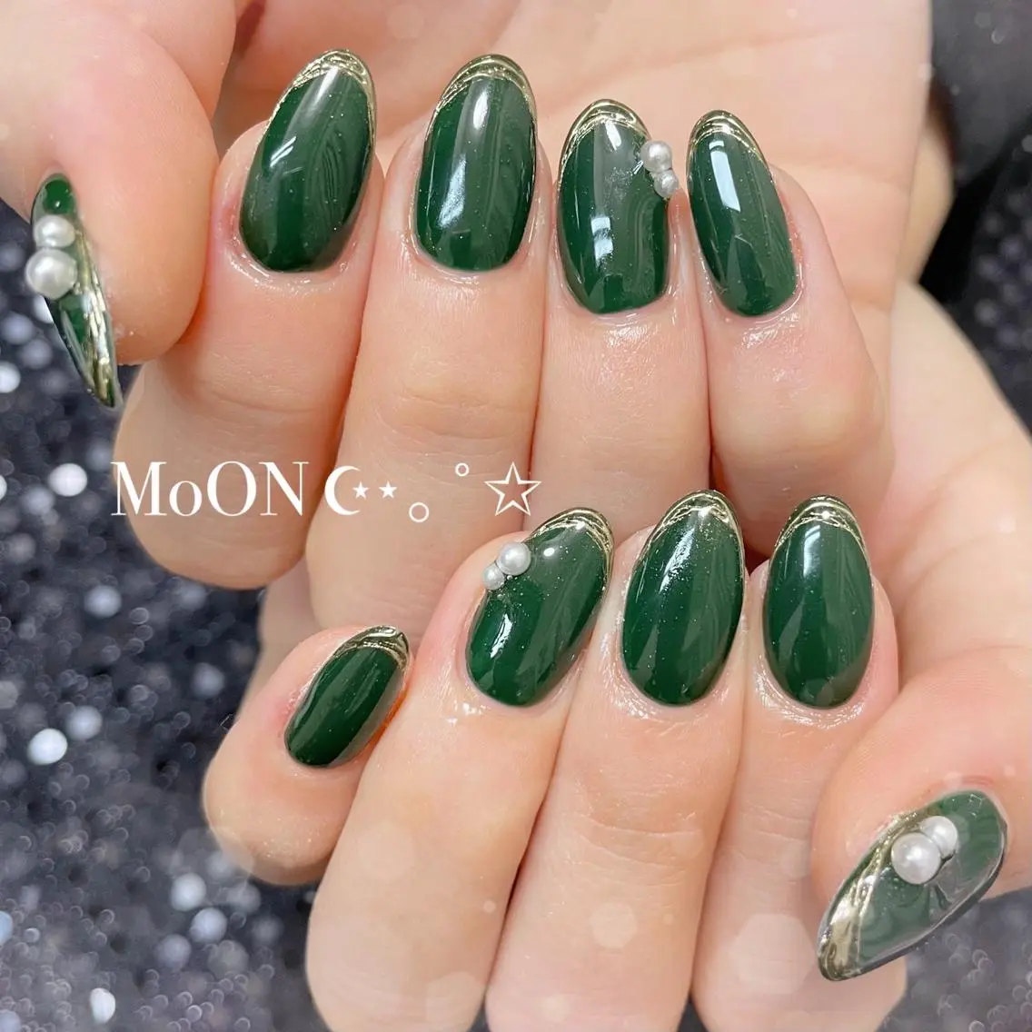 ネイル フレンチネイル ミラーネイル ハンドネイル ハンドケア MoON...❤︎ MeGuのネイルデザイン