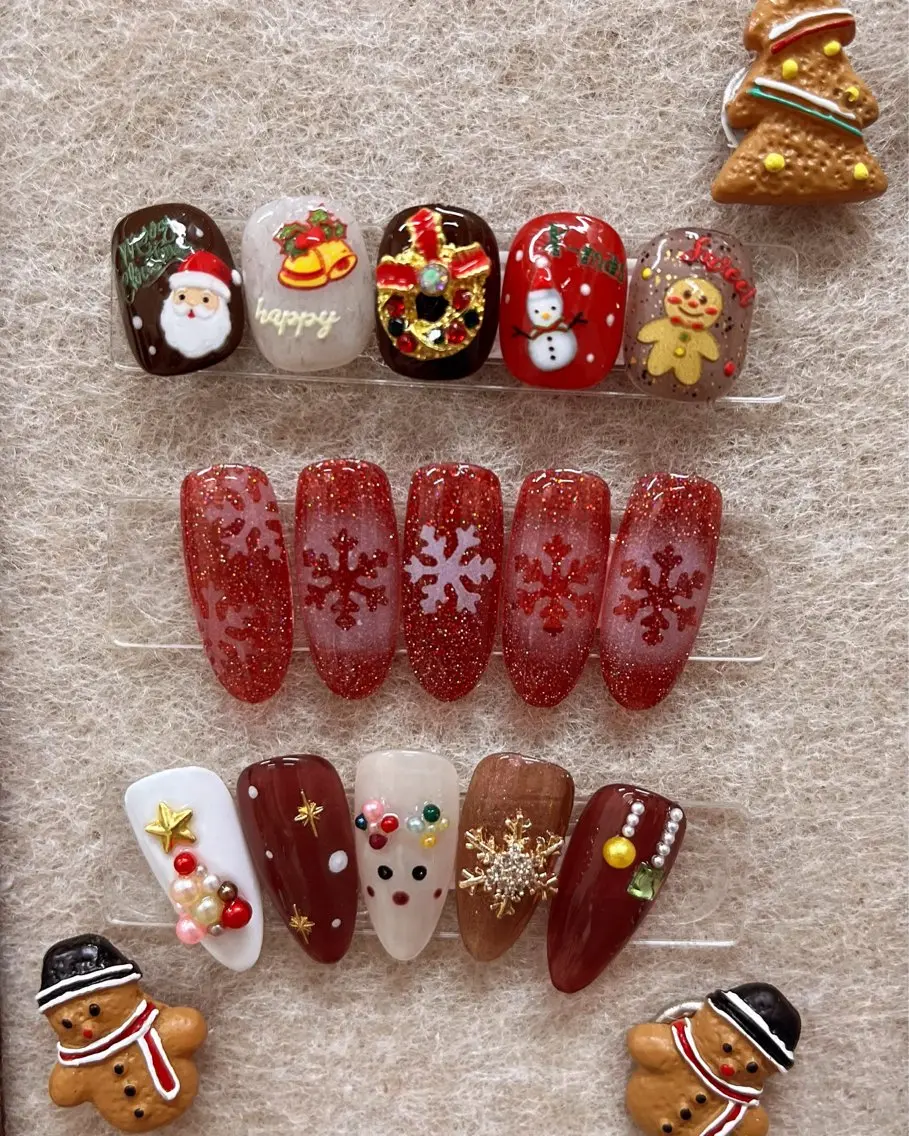 ネイル 冬ネイル クリスマス ToliyDeliy Nail Salonのネイルデザイン