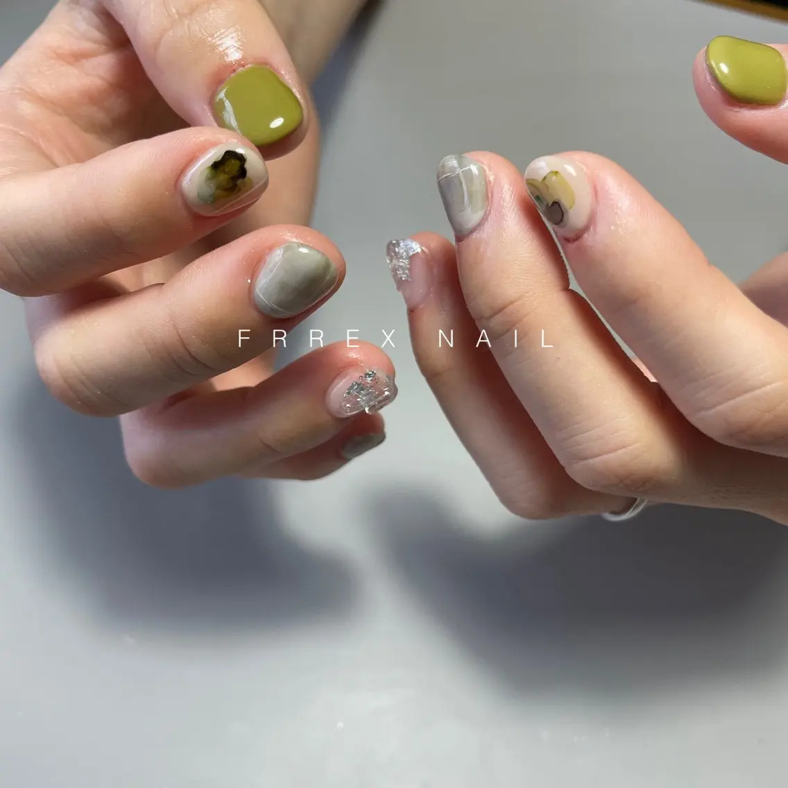 ネイル ニュアンスネイル ハンドネイル ハンドケア freex nail /ニュアンス/個性派のネイルデザイン