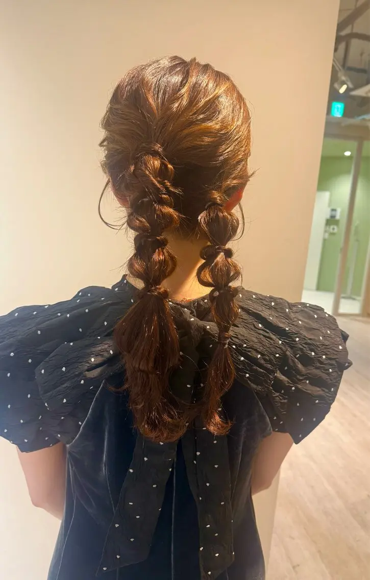 ロング ヘアアレンジ ヘアセット Connect Rumiのヘアスタイル