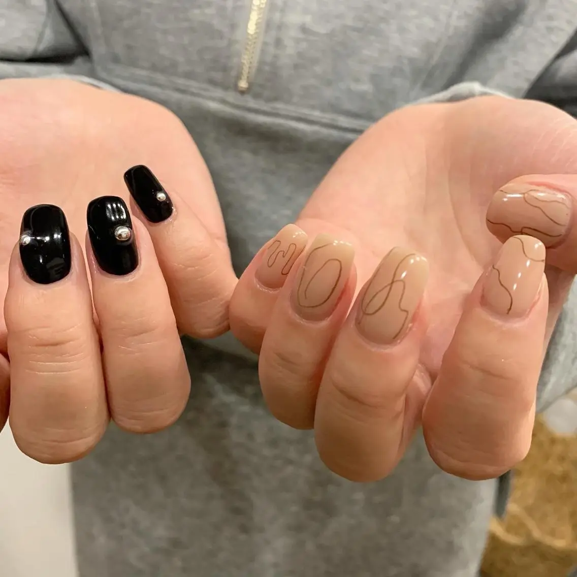 ネイル ジェルネイル 持ち込み パラジェル ソフトジェル Léa nailのネイルデザイン