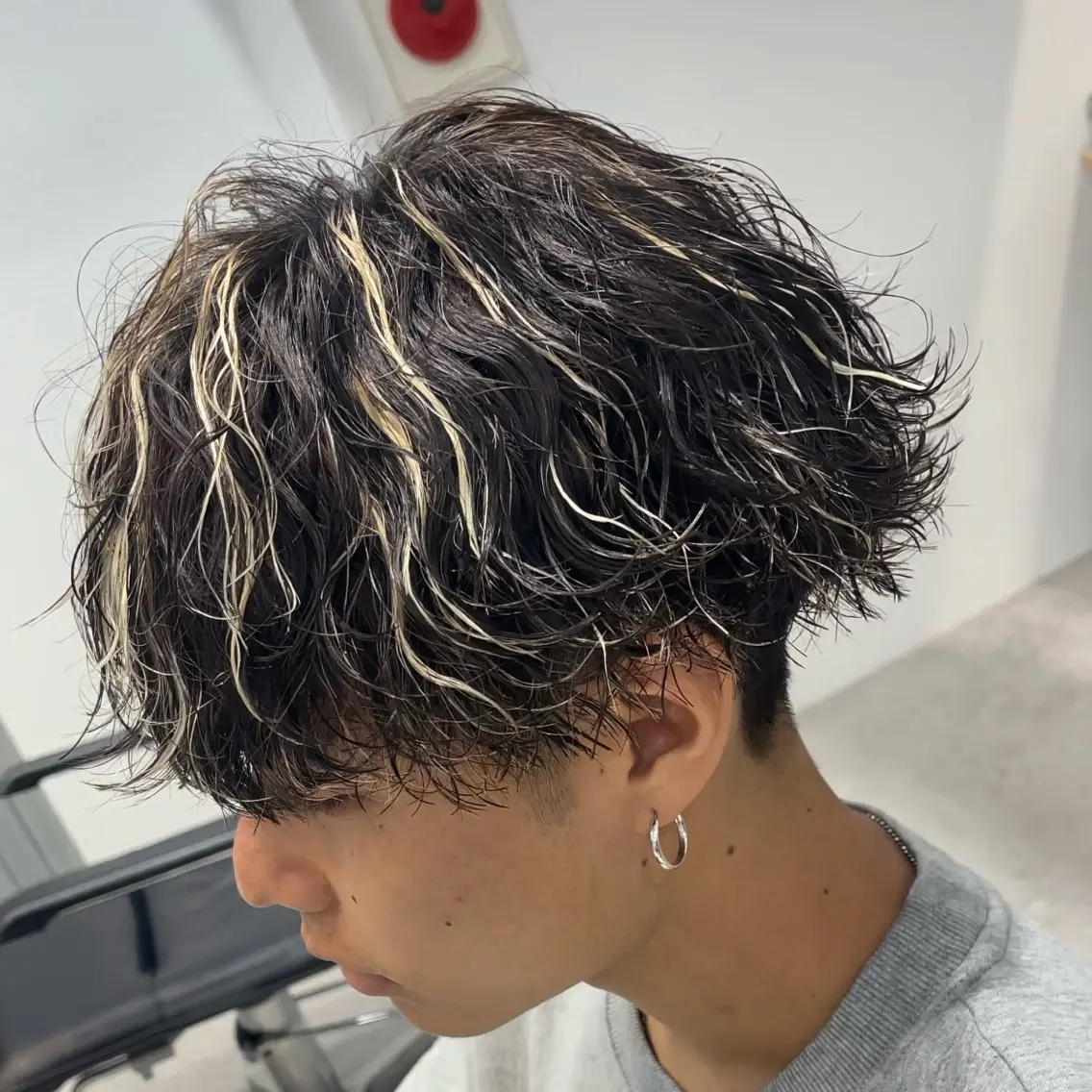 ミディアム カラー ヘアアレンジ メンズ fifth 石川 凪のヘアスタイル