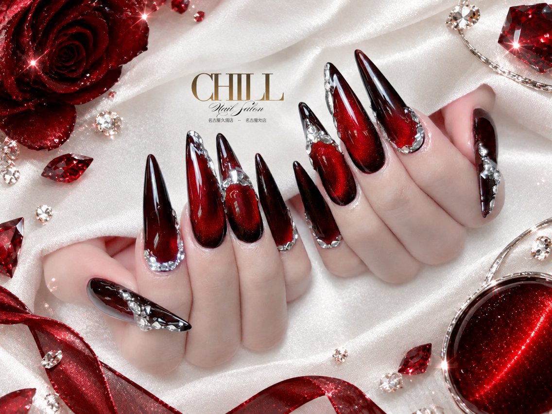 ロング ハンドネイル Nail Salon CHILL栄店💫のネイルデザイン