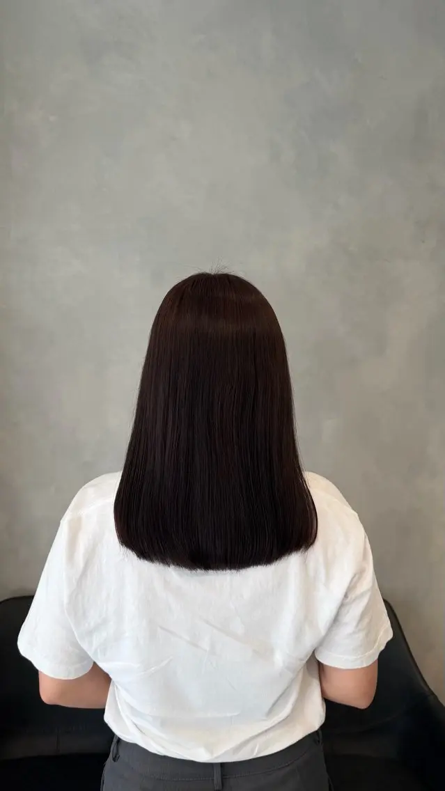 カラー 透明感カラー ラベンダーカラー ピンクカラー ピンクラベンダー ヘアカラー トリートメント 井野 彩加のヘアスタイル