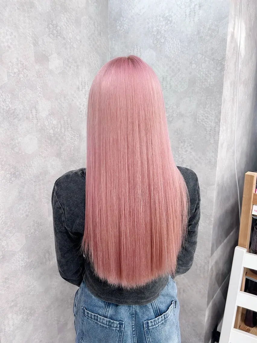 ミディアム カラー カット ヘアカラー トリートメント 💕ブリーチ/ヘアメ 🎀YUUKAのヘアスタイル