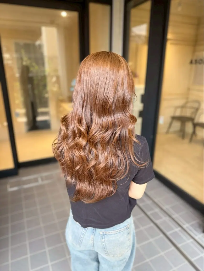 カラー ヘアカラー トリートメント 透明感ツヤカラー/ ゆうな💙のヘアスタイル