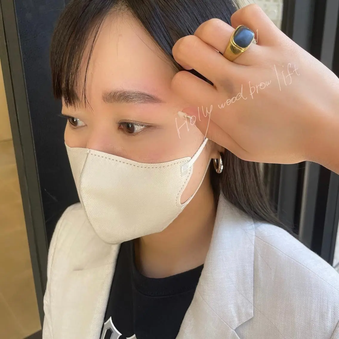 アイブロウ ハリウッドブロウリフト 吉祥寺kasumi 🌛eye/browのマツエク・マツパデザイン
