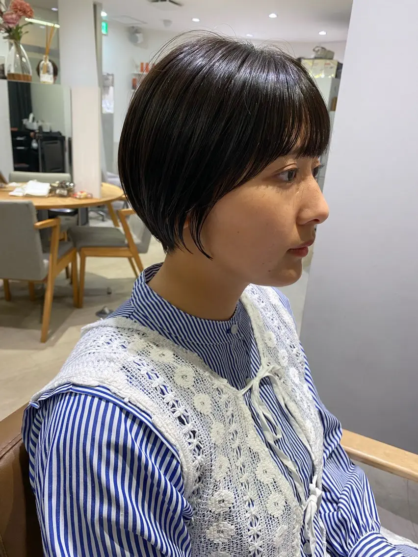 ショート TLUUS/大阪梅田 ボブ ショート✨️蓮のヘアスタイル