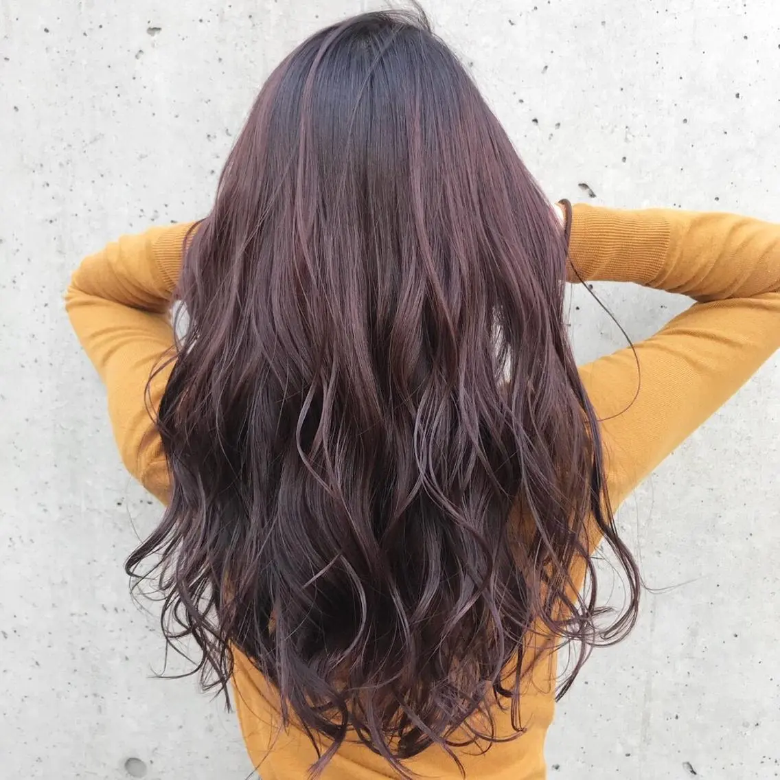 ロング アッシュ 外国人風カラー ハイライト カット ヘアカラー トリートメント Toiro 中目黒のヘアスタイル