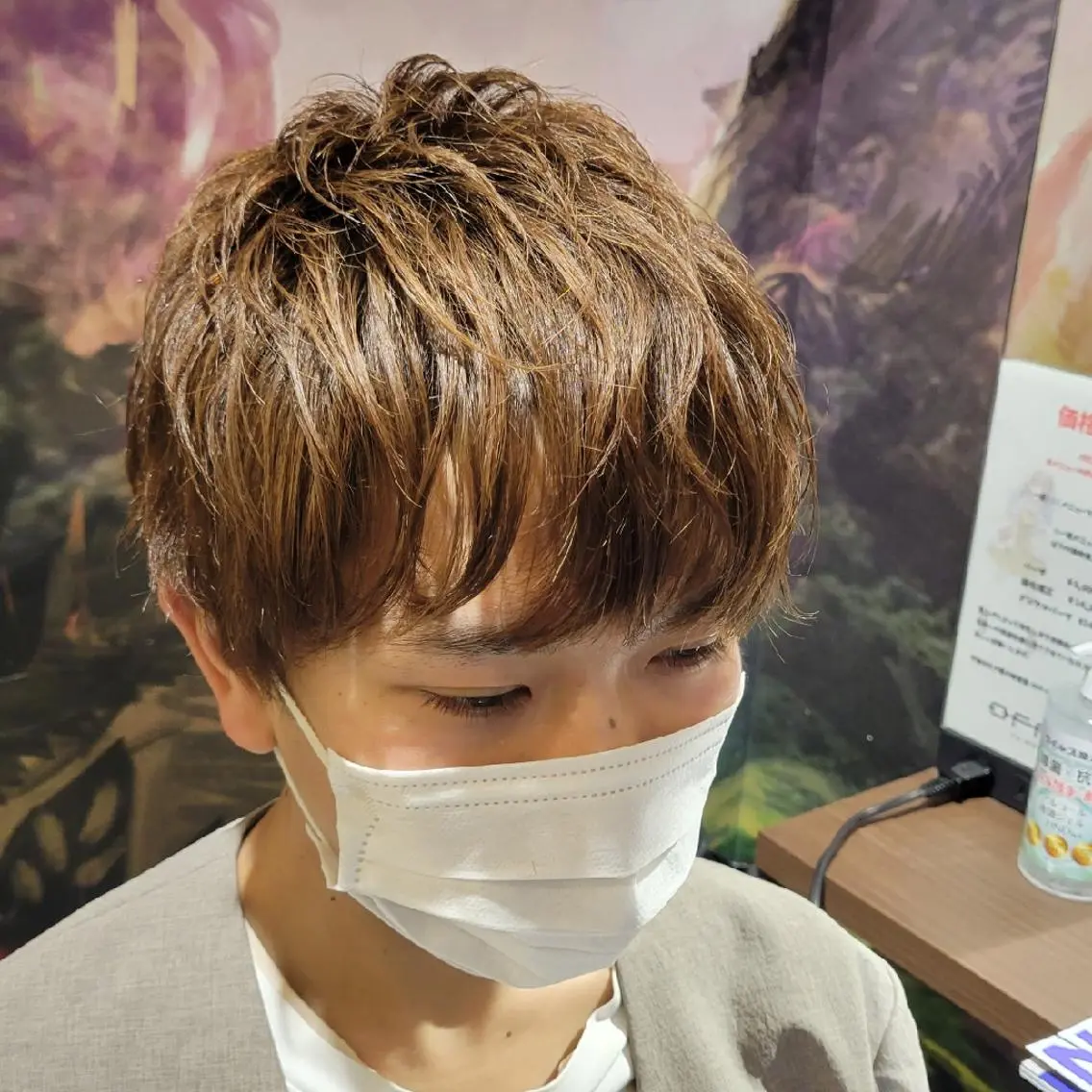 ヘアアレンジ メンズ ショート 伊藤 史哉のヘアスタイル