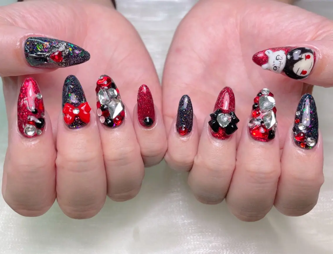 ネイル lucky nail 歌舞伎町のネイルデザイン