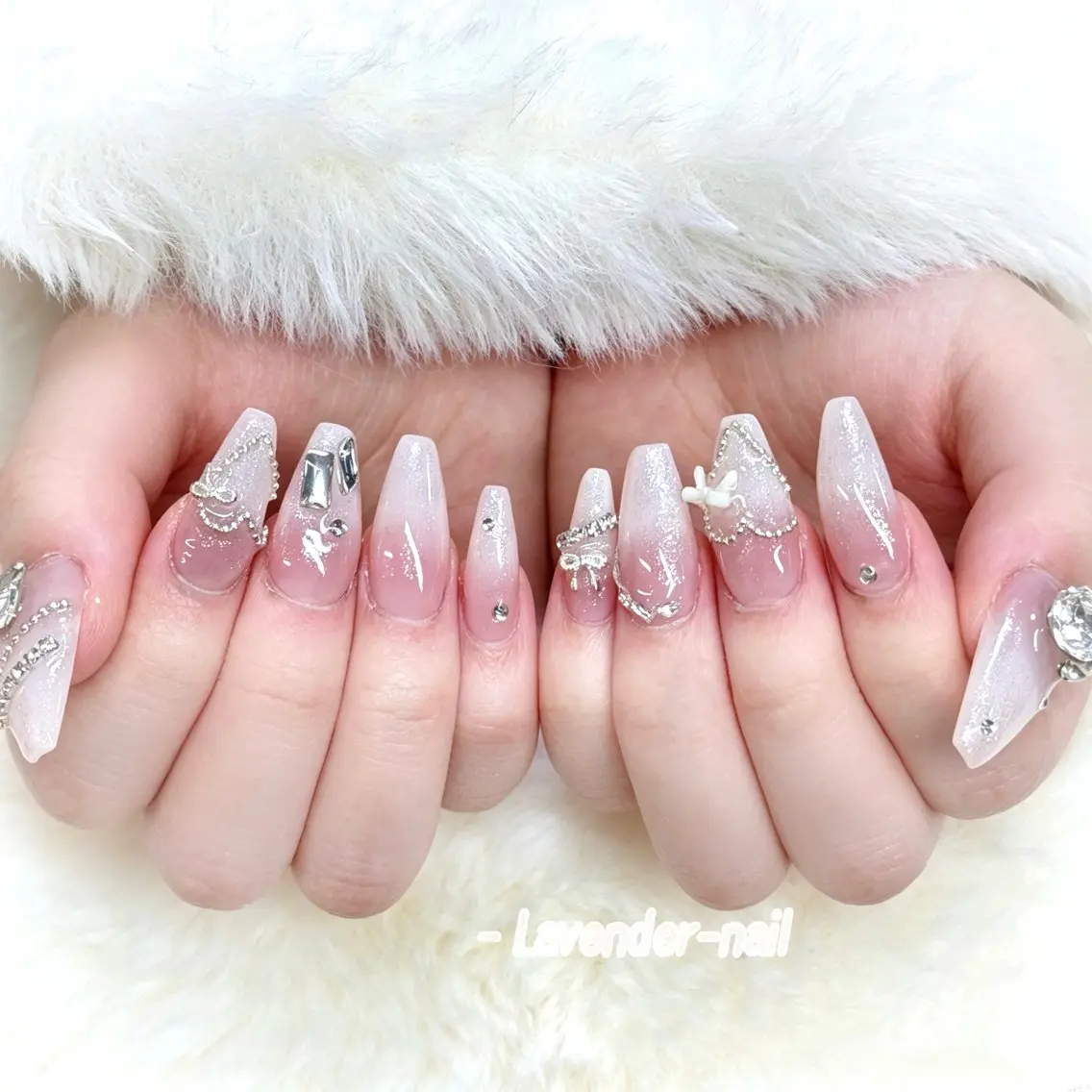 ネイル ハンドネイル Lavender nail·中島公園のネイルデザイン