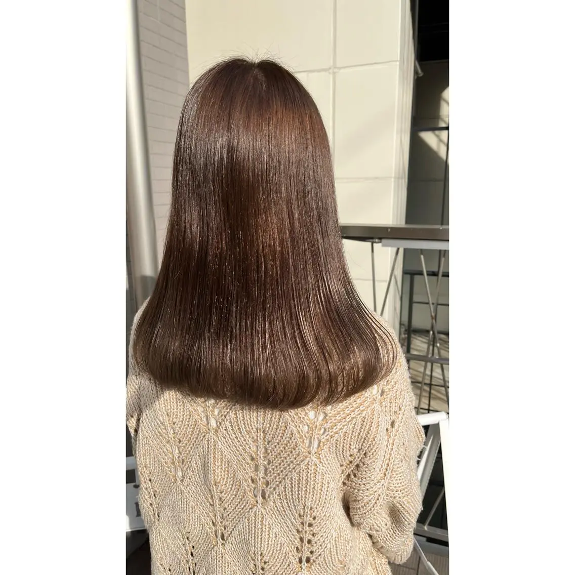 セミロング カラー ヘアカラー トリートメント 梅田/髪質改善カラー ❄︎ mikiのヘアスタイル