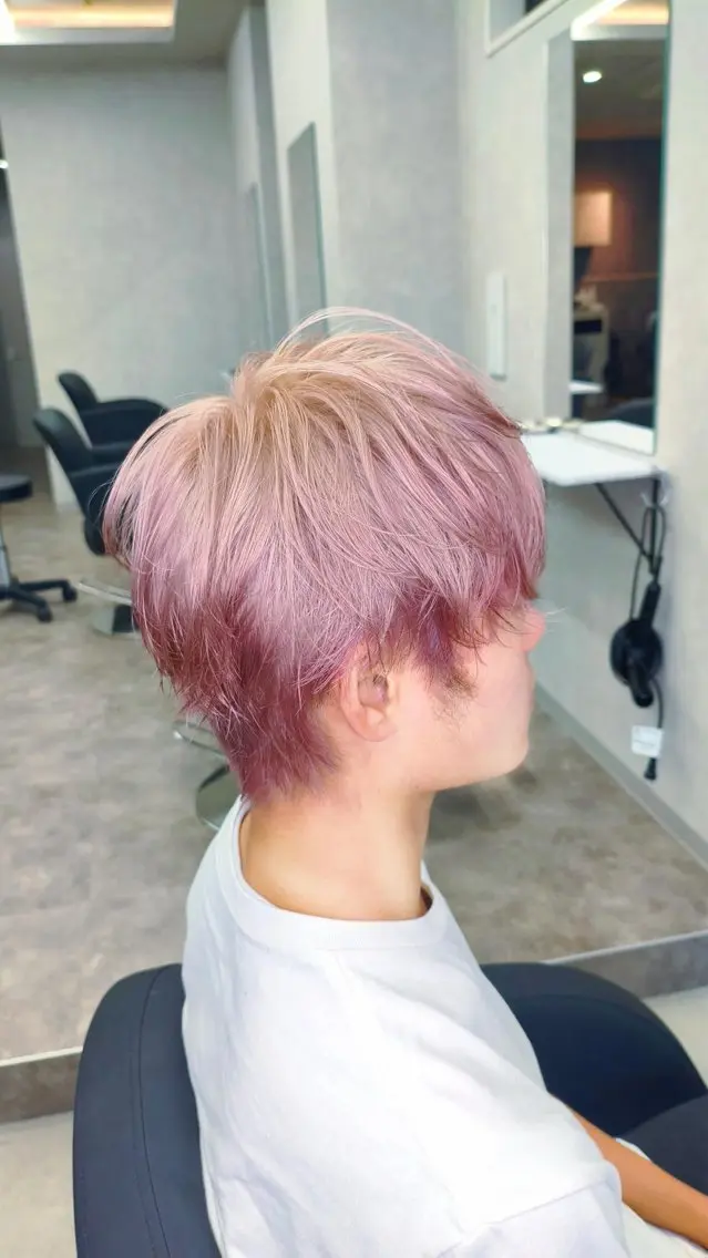 ロング カラー カット 森山 謙斗のヘアスタイル