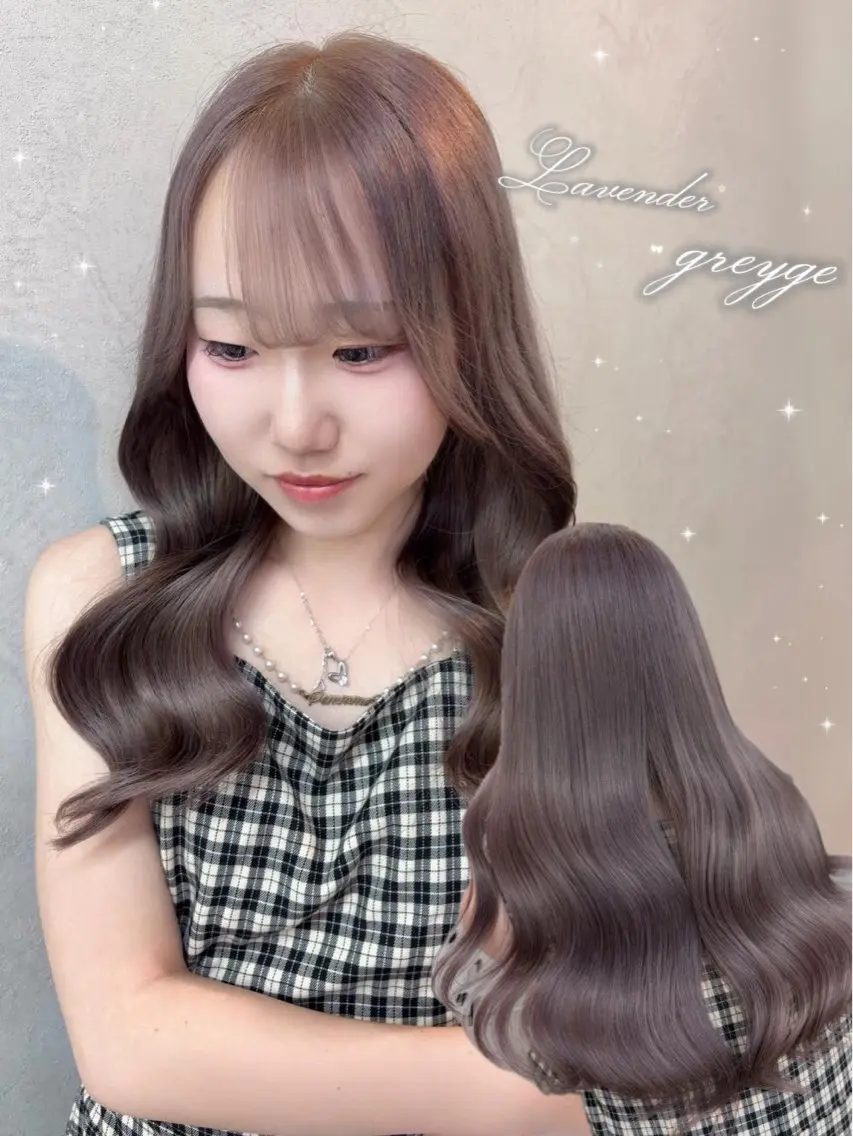 ロング カット ヘアカラー 🫧Ess 🎀chihinaのヘアスタイル