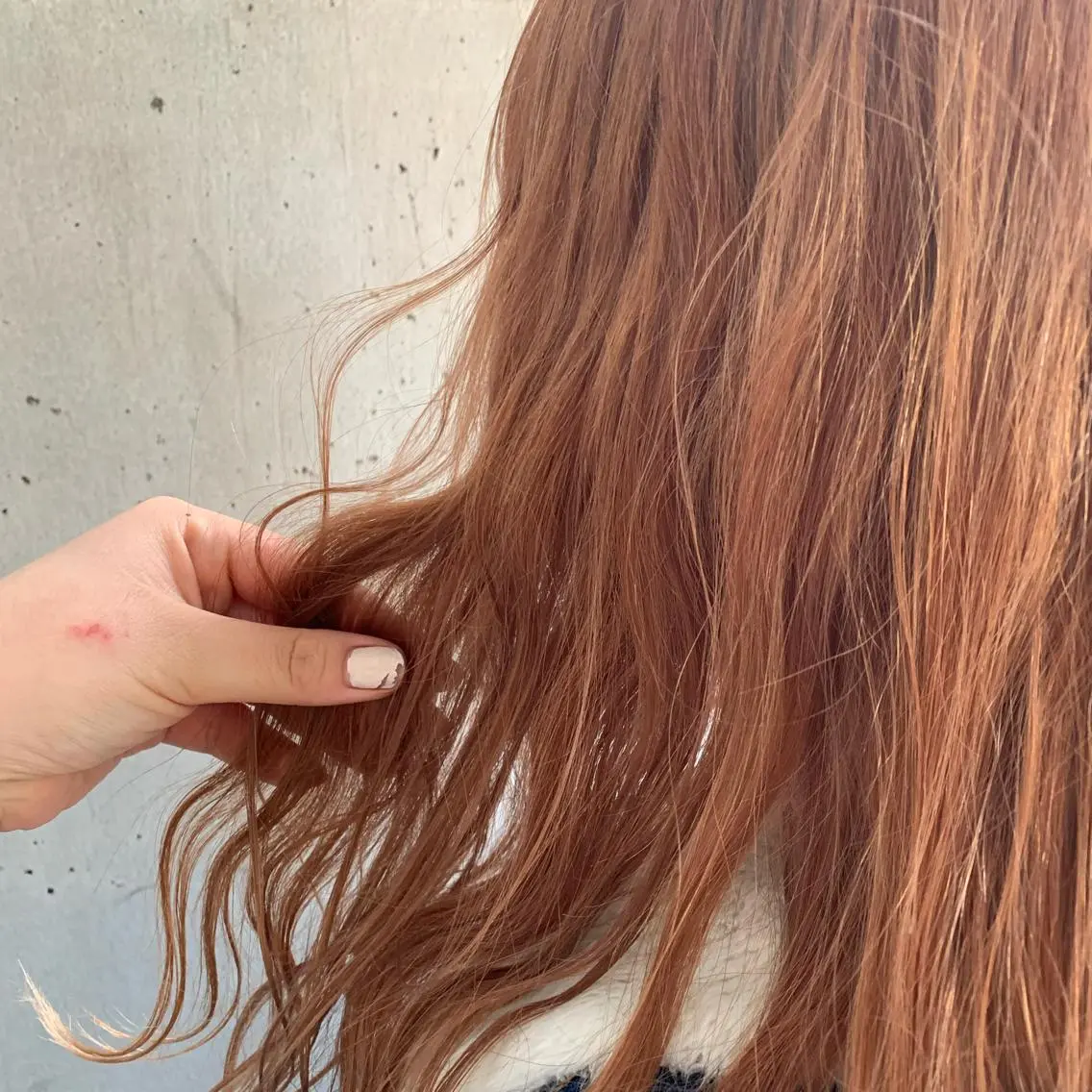 ロング カラー カット ヘアカラー トリートメント 井本 早紀のヘアスタイル