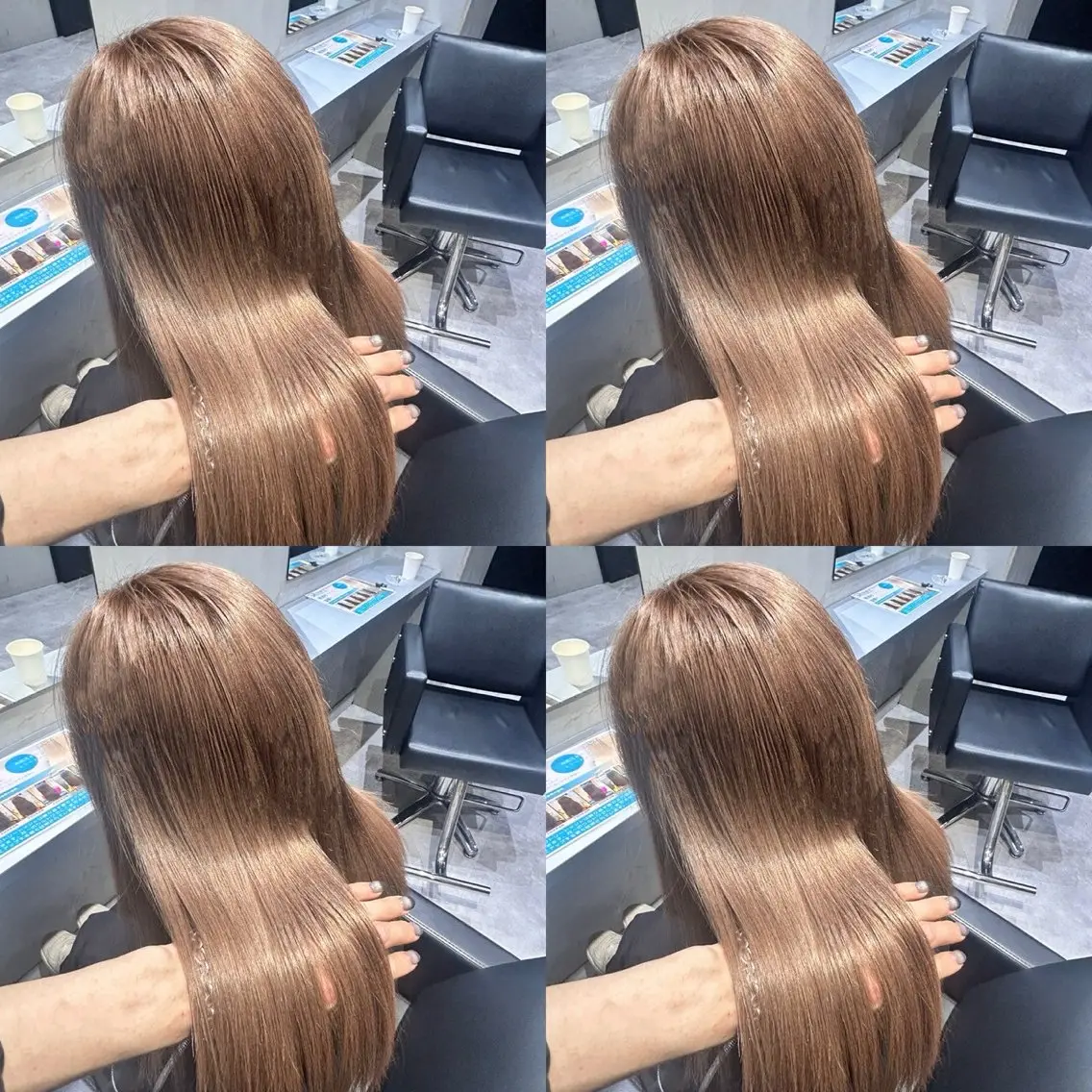 ロング カラー カット ヘアカラー トリートメント レイヤー×ブリーチ ×エクステ💫ひかるのヘアスタイル