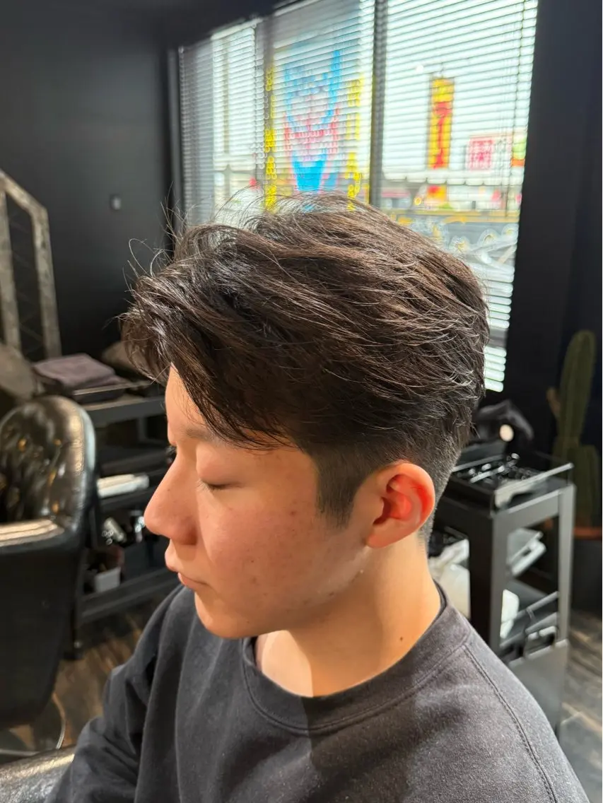 ショート カット パーマ 松島 吏玖のヘアスタイル