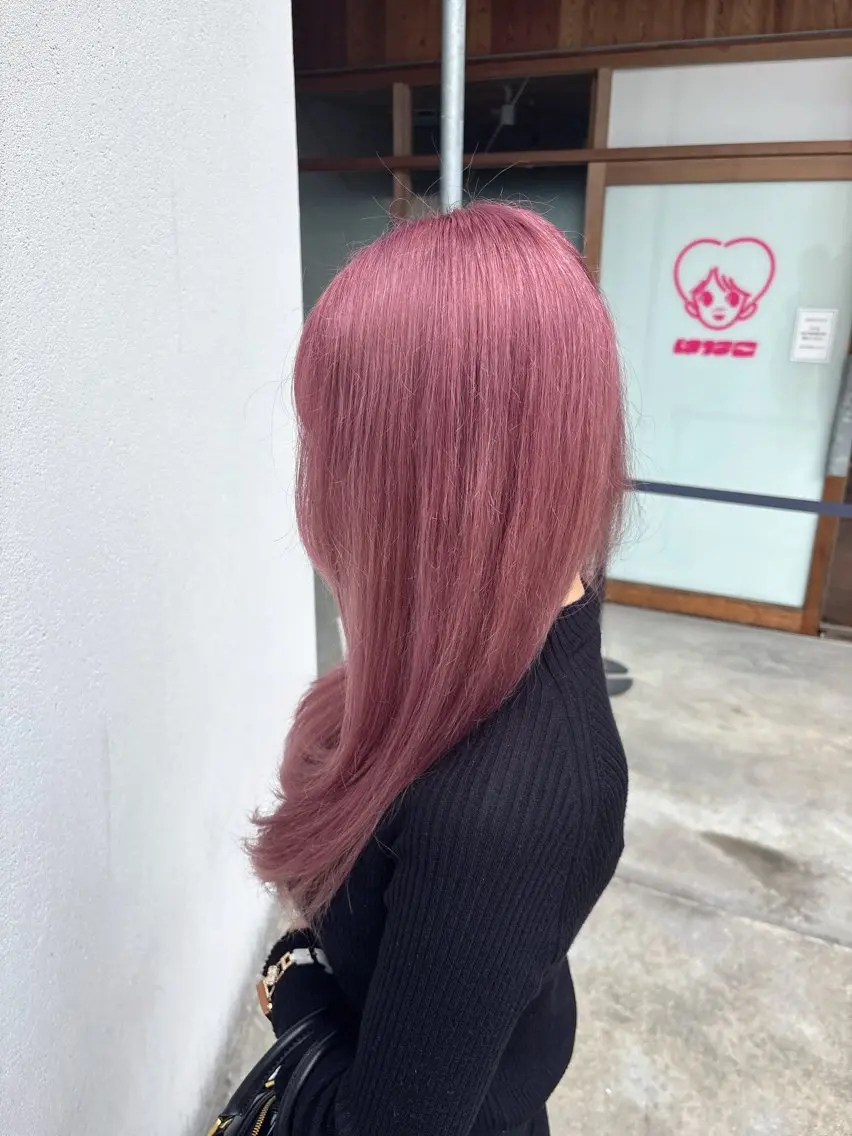 【当日予約OK】【17時以降もOK】〈残留除去×ヘアケア〉理想のハイトーンへ✨切れ毛防止ケアブリーチ➕カラー➕補修TRの写真