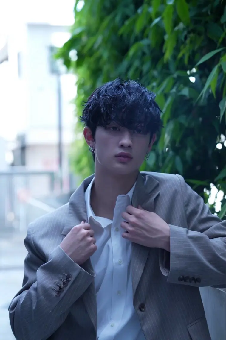 パーマ メンズ カット パーマ 山田 実来のヘアスタイル