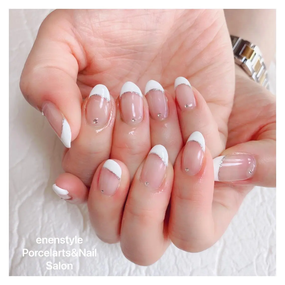 ミディアム ネイル 🐾enen style 🐾のネイルデザイン