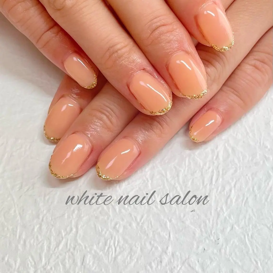 ネイル フットネイル ジェルネイル ハードジェル ラメ(グリッター) 持ち込み ハンドネイル white nail salonのネイルデザイン