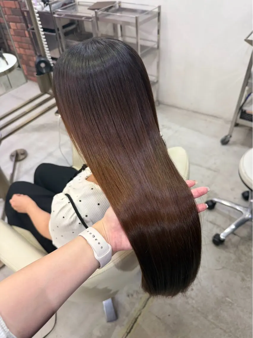 【ミニモ限定✨】つるりんちょ髪質改善ストレート+艶髪TR💎の写真