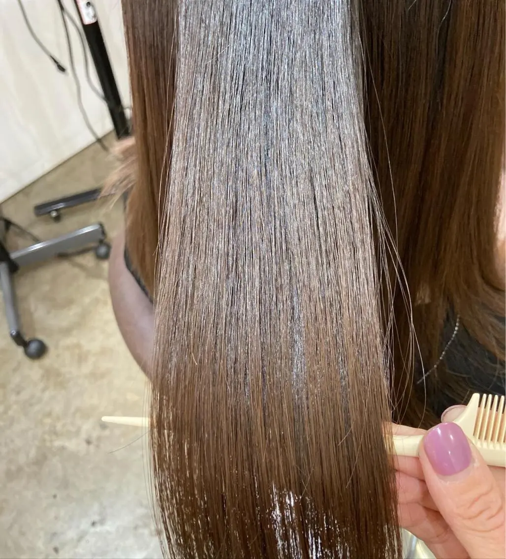 ロング ヘアアレンジ 髪質改善 縮毛矯正 トリートメント 髪質改善NO1🏅 小川 綾子のヘアスタイル