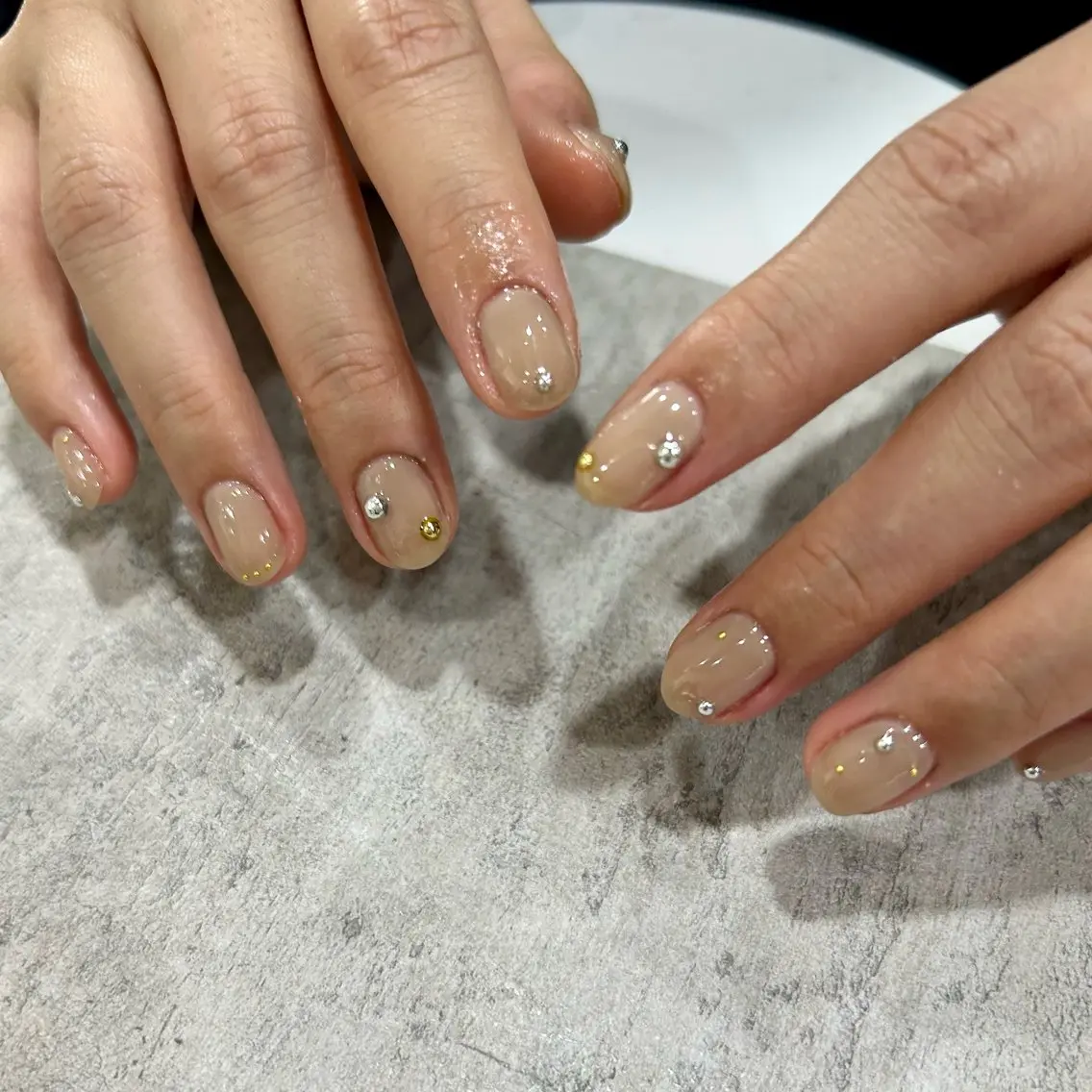 ネイル ワンカラーネイル Allure 小山店 結咲(ゆいさ)のネイルデザイン