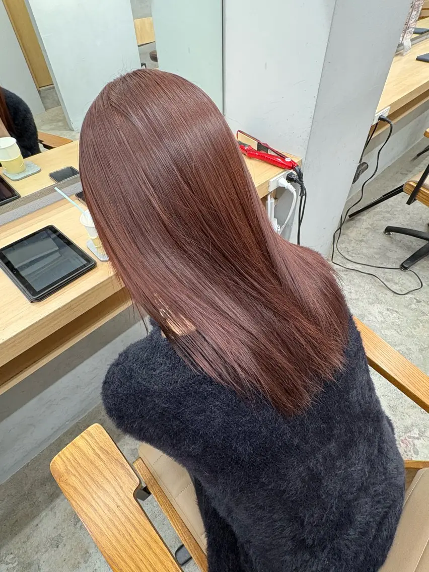 【カラーモデル】受付時間→平日19時半～20時 日曜祝日17時半～18時💎ワンカラー+3steptreatment💎の写真