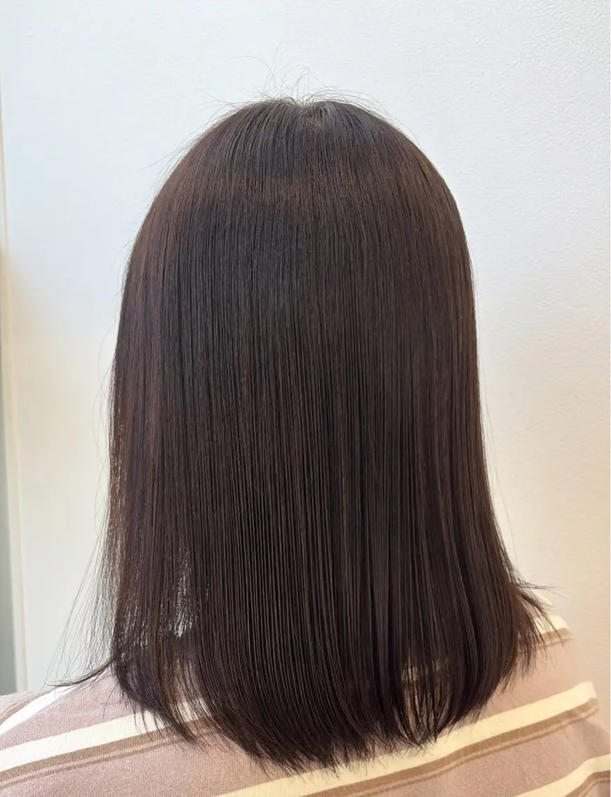 セミロング カラー ヘアカラー 久保 日菜奏のヘアスタイル