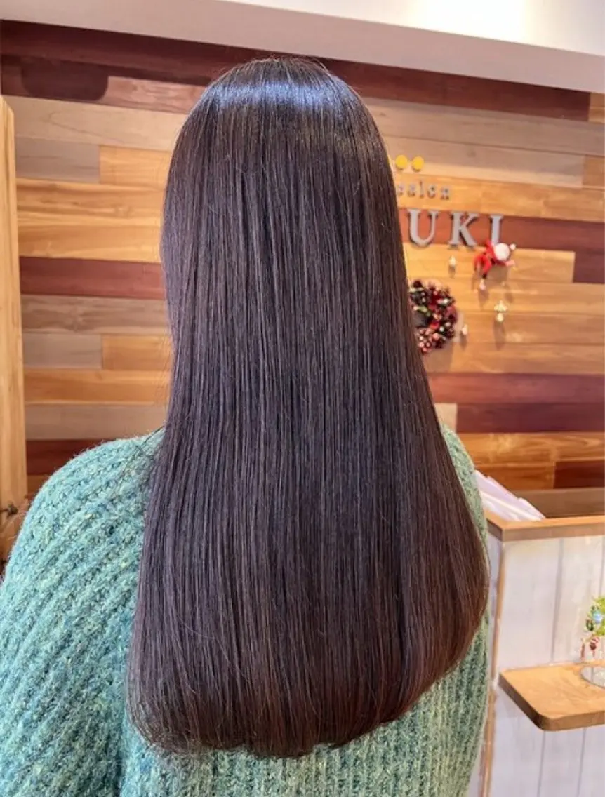 ロング カラー ブラウンカラー ピンクカラー ピンクブラウン トリートメント ヘアカラー トリートメント 伊藤かな 🫧 髪質改善/ヘッドスパのヘアスタイル