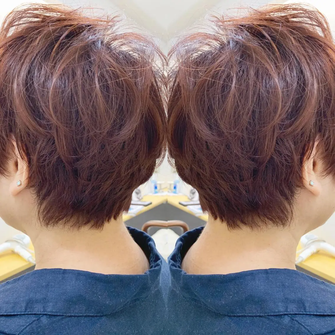 ショート ショートボブ ボブ ショートヘア カット ヘアカラー H (エイチ) 烏丸御池店のヘアスタイル