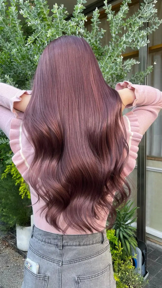 ロング カラー ヘアカラー merc.🐑🤍 山口夏希のヘアスタイル